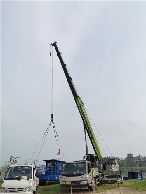 潮南区桥梁建设吊装案例